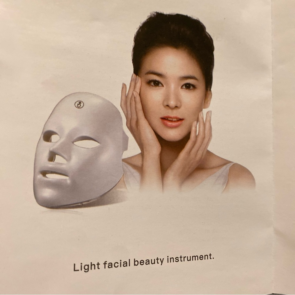 7 Colors Led Photon Light Mask Skin Rejuvenation Facial Therapy Anti-Aging